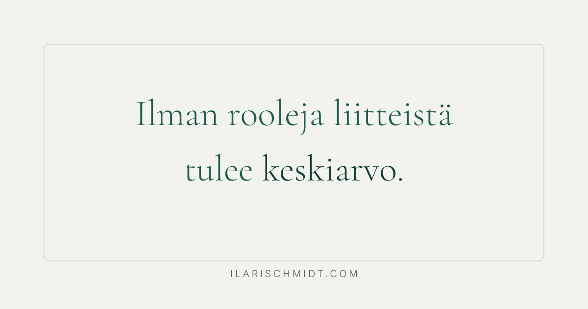 Malli ei tiedä, kumpi liite on kumpi