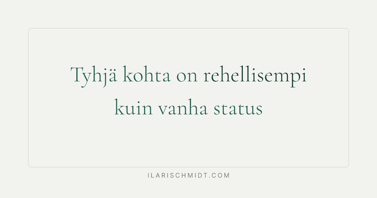 Uusi projekti alkoi 28 valmiilla statuksella